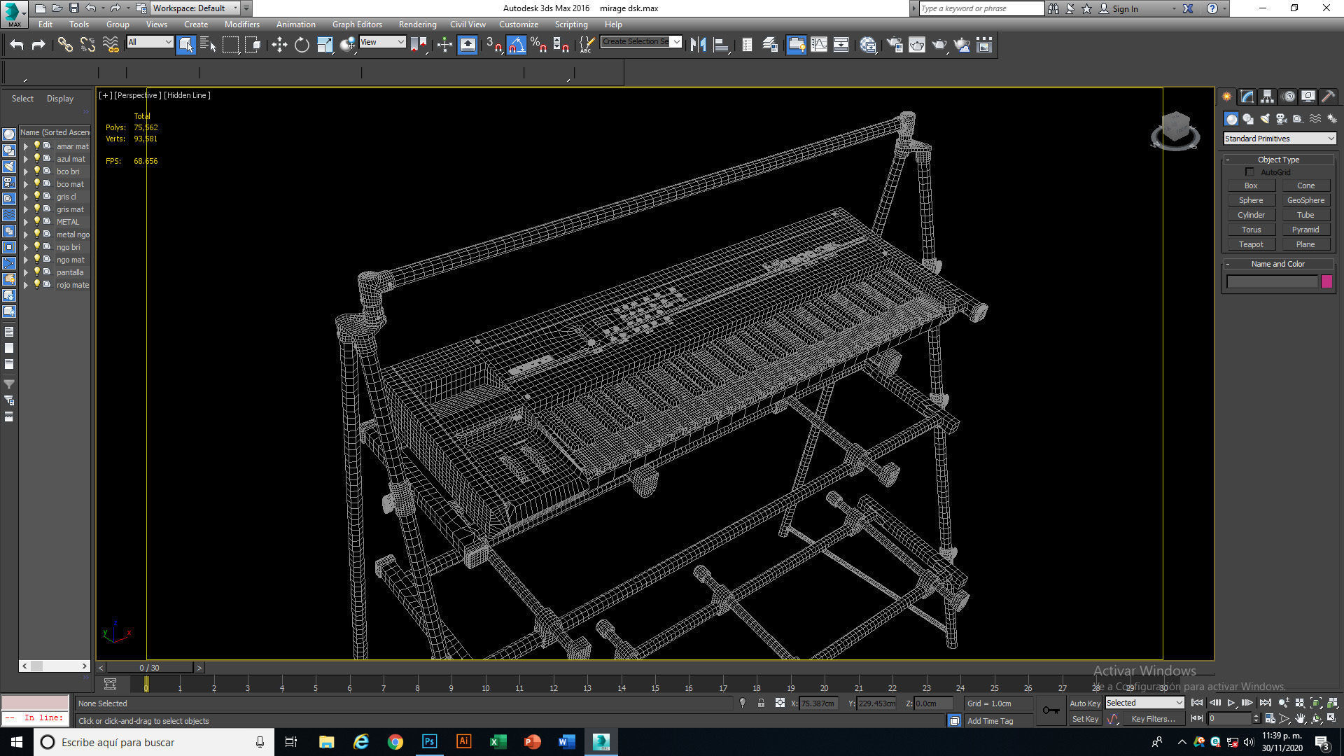 Mirage DSK Keyboard Low-poly 3D model_8