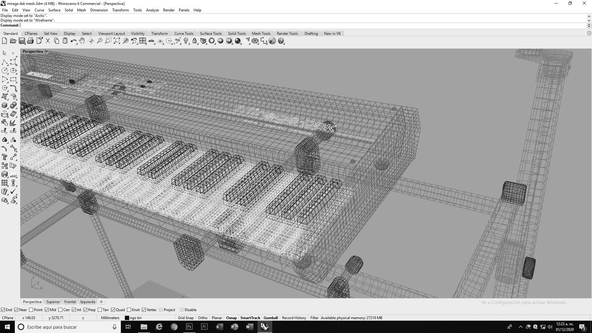 Mirage DSK Keyboard Low-poly 3D model_18