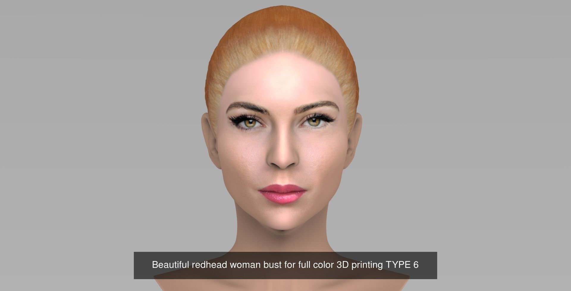 Beautiful women busts for full color 3D printing 3D Model Collection_8