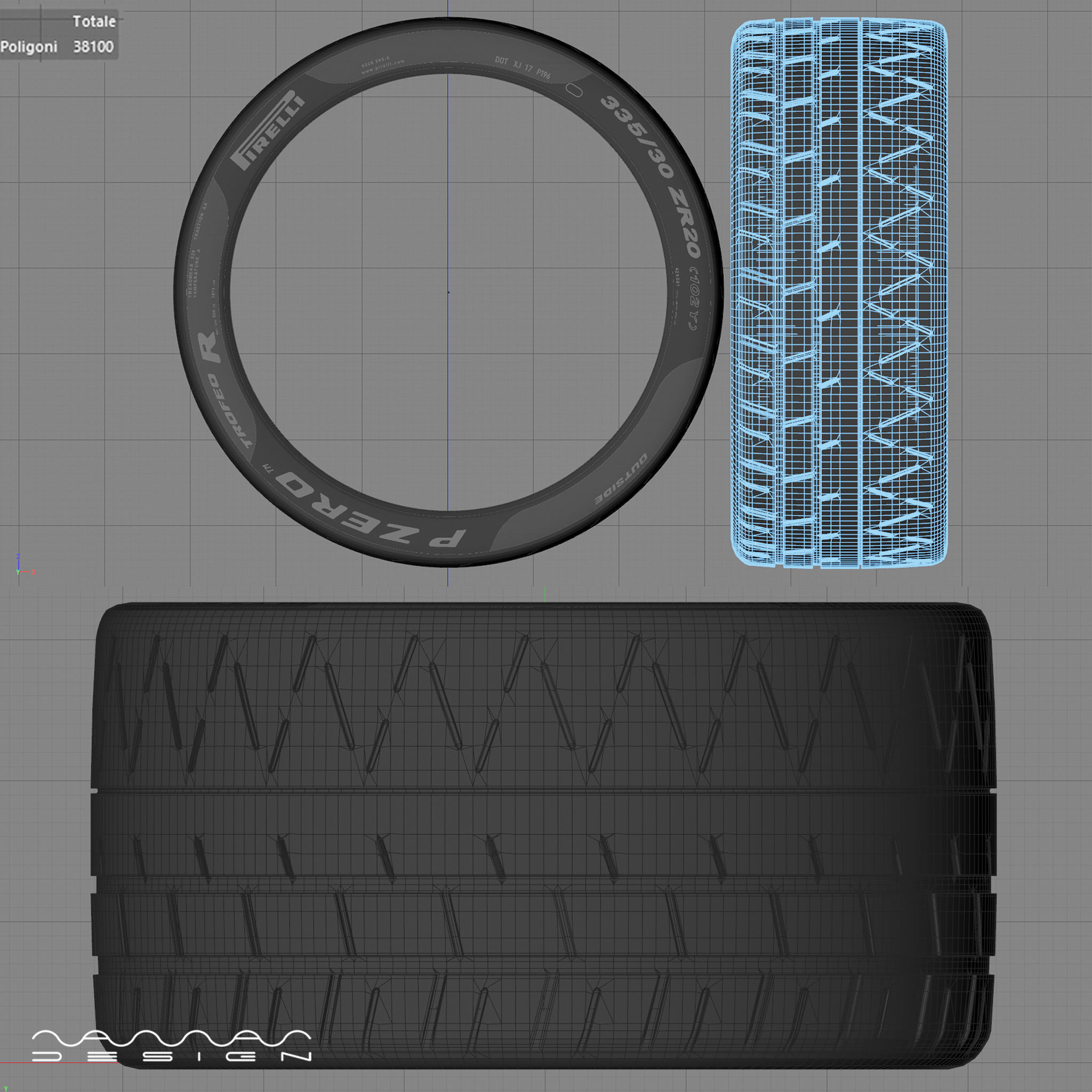 Pirelli PZero Trofeo R 3D model_5