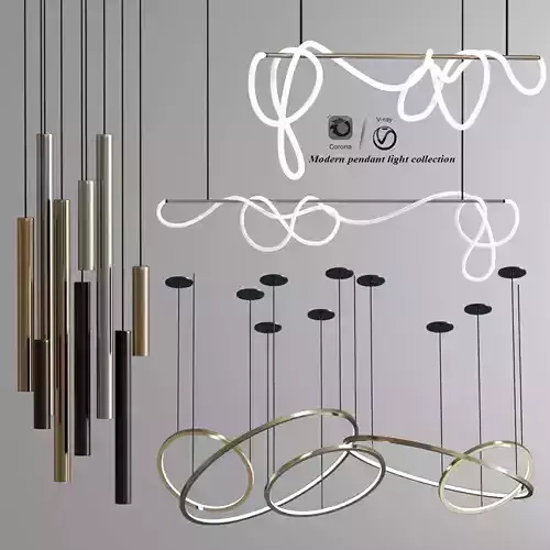 Modern pendant light collection 07