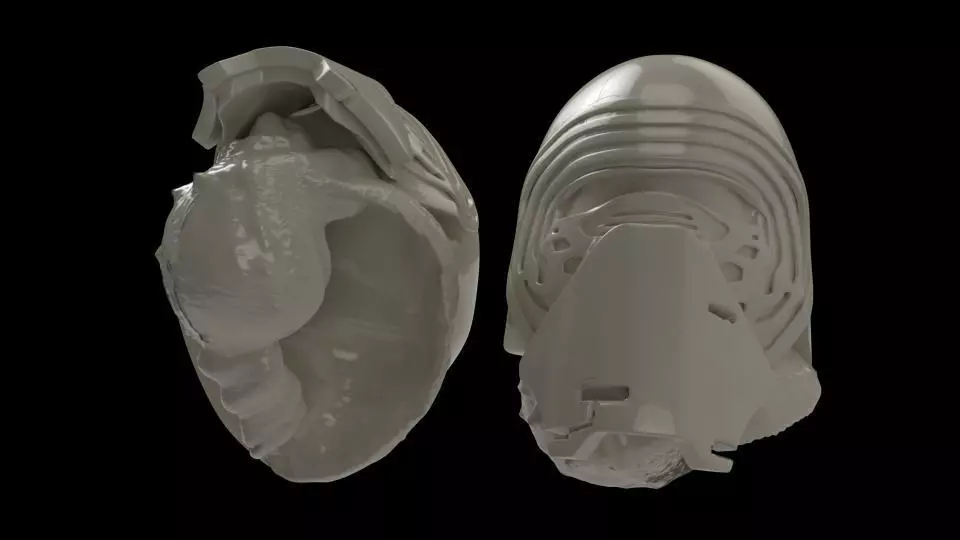 Kylo Ren - Hermit crab shell 3D print model_0
