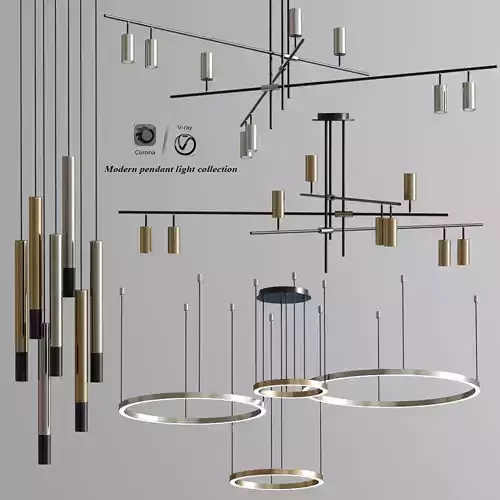 Modern pendant light collection 08