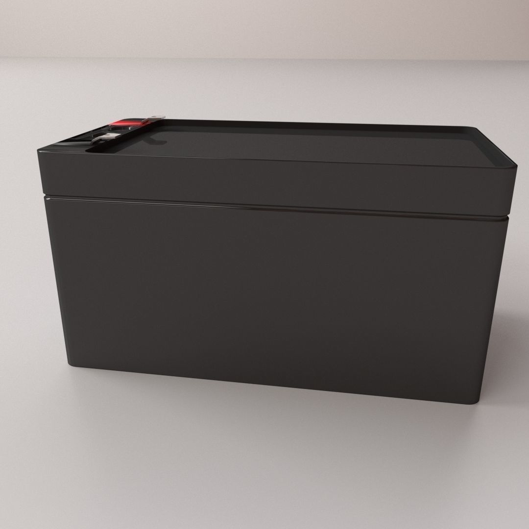 Lead Acid Battery 3D model_1
