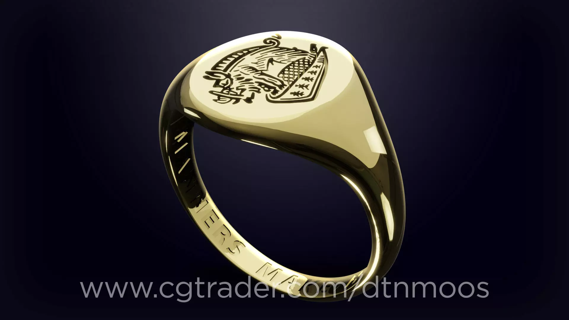 Kingsman Signet Ring - - - ready 3D print model