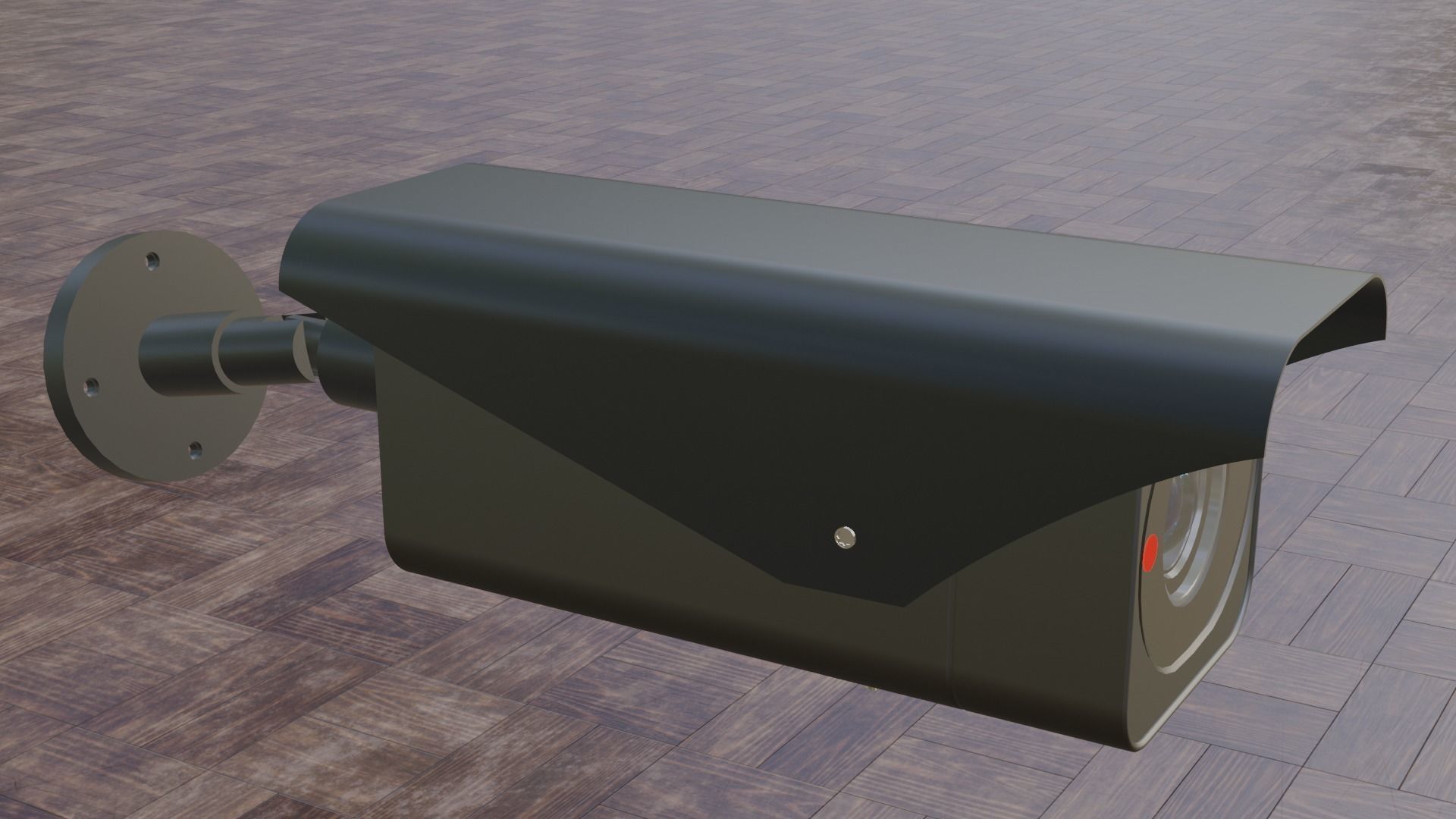  Surveillance Cameras Free 3D model_1