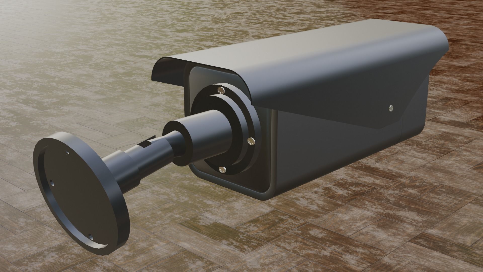  Surveillance Cameras Free 3D model_3
