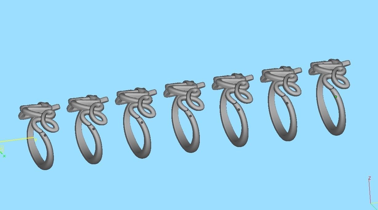 Love Ring Love Inscription Women ring  printable 3dmodel 3D print model_17