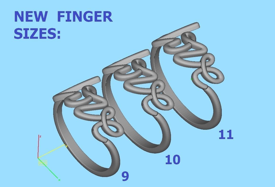 Love Ring Love Inscription Women ring  printable 3dmodel 3D print model_7