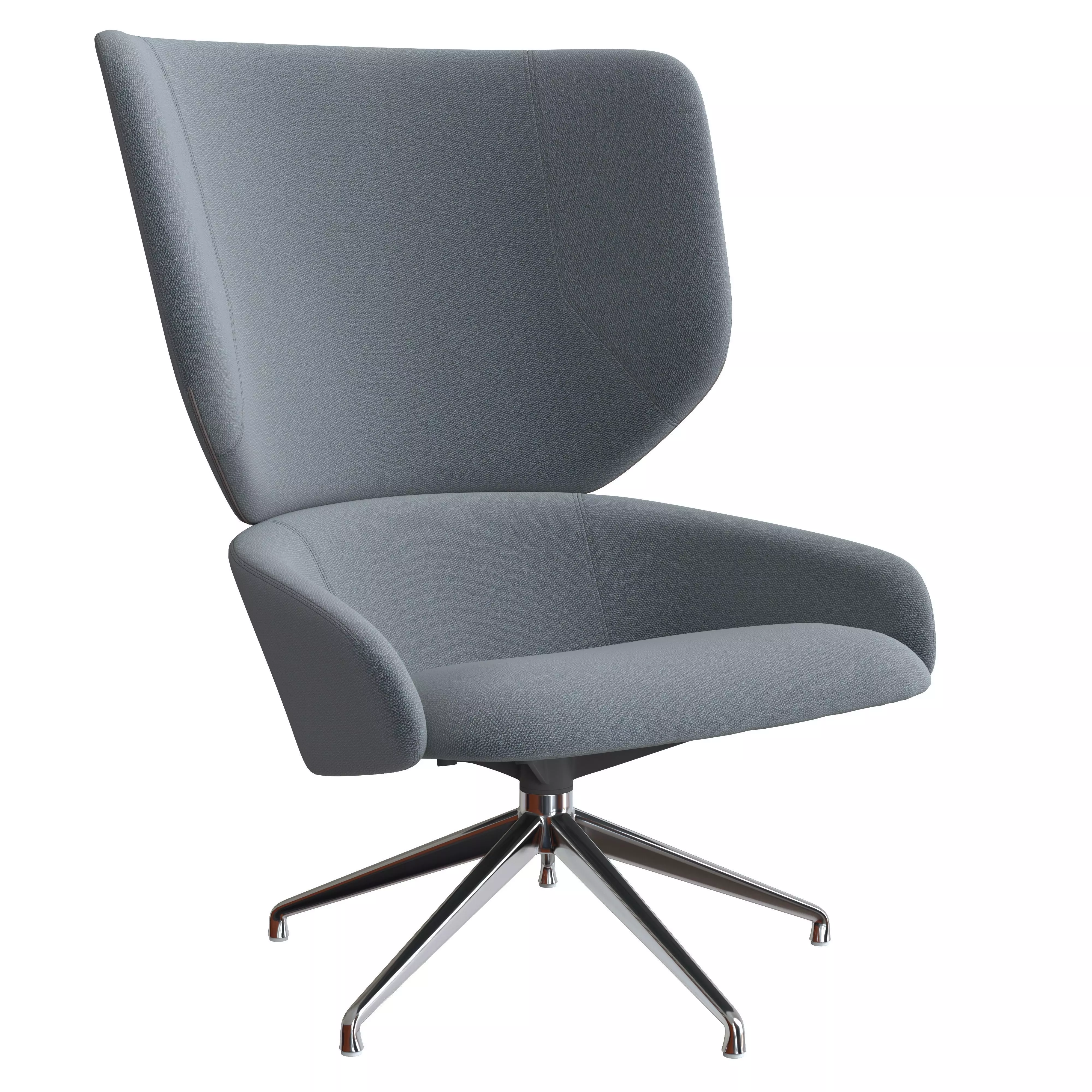 Blu Dot Heads Up Swivel Lounge Chair 3D model_0