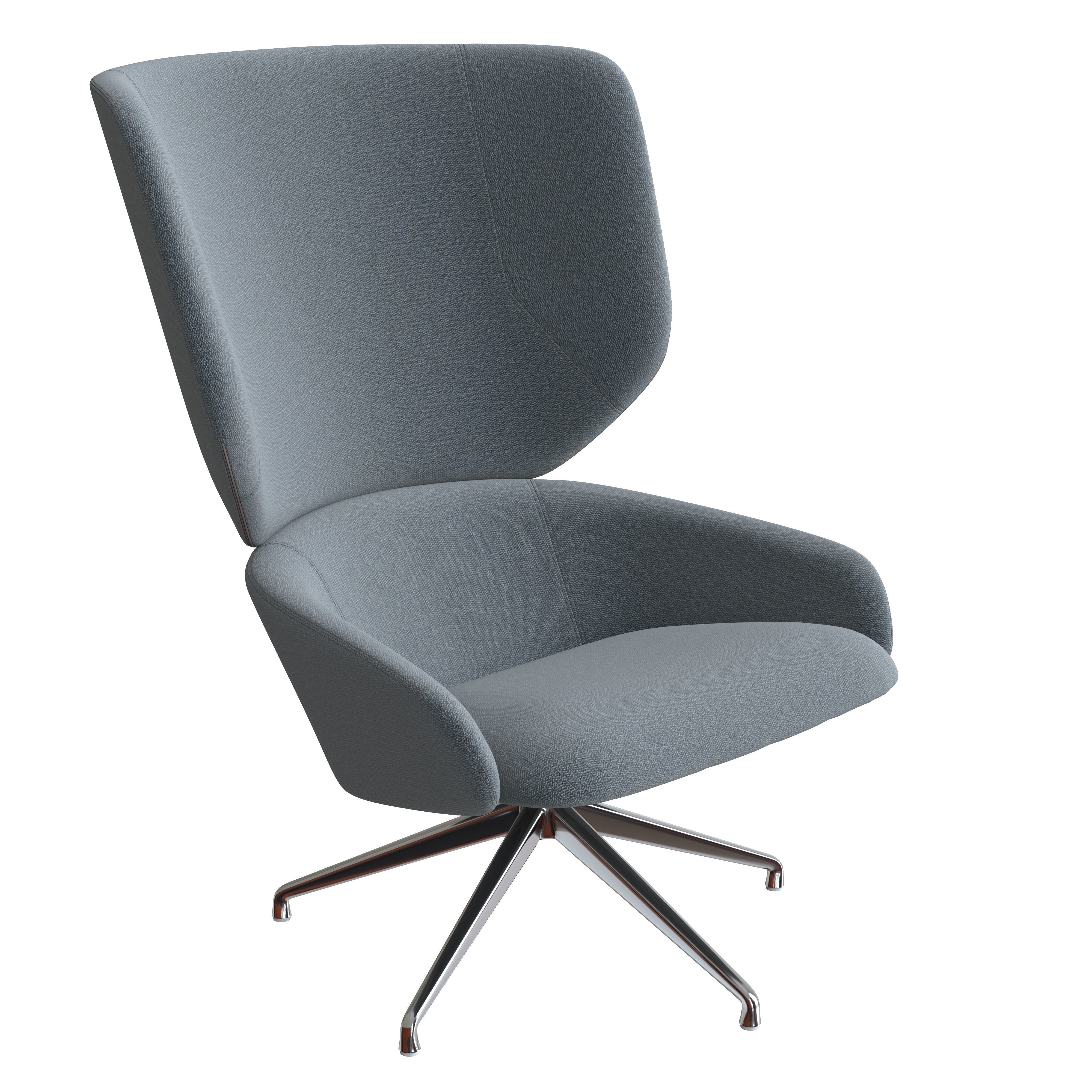 Blu Dot Heads Up Swivel Lounge Chair 3D model_2