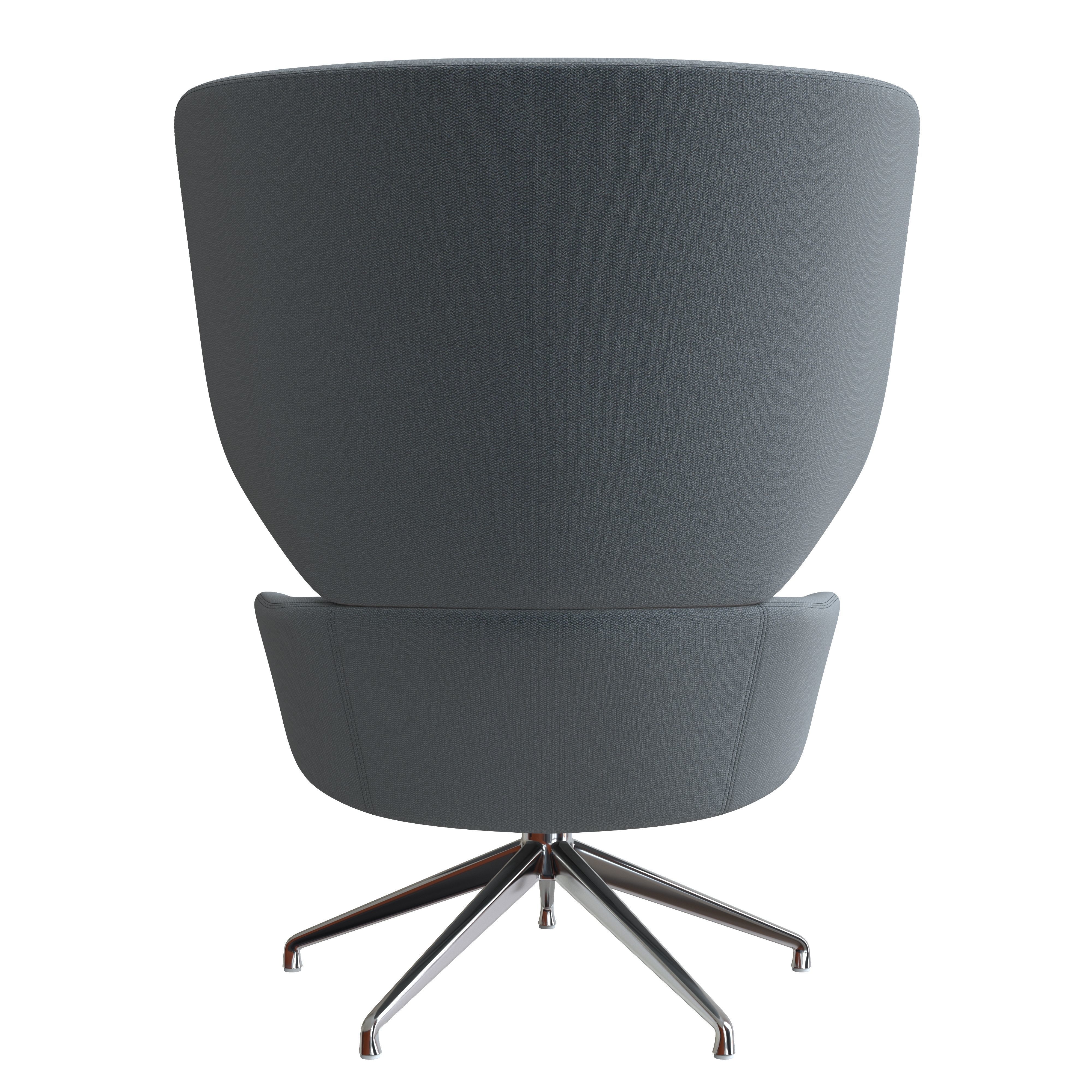 Blu Dot Heads Up Swivel Lounge Chair 3D model_4