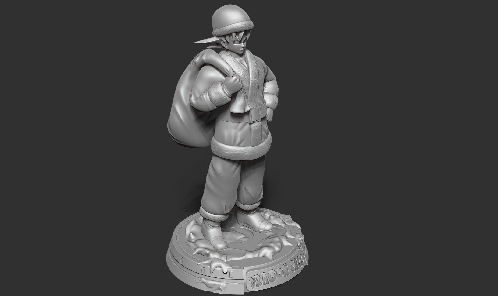 Santa Goku 3D print model_18