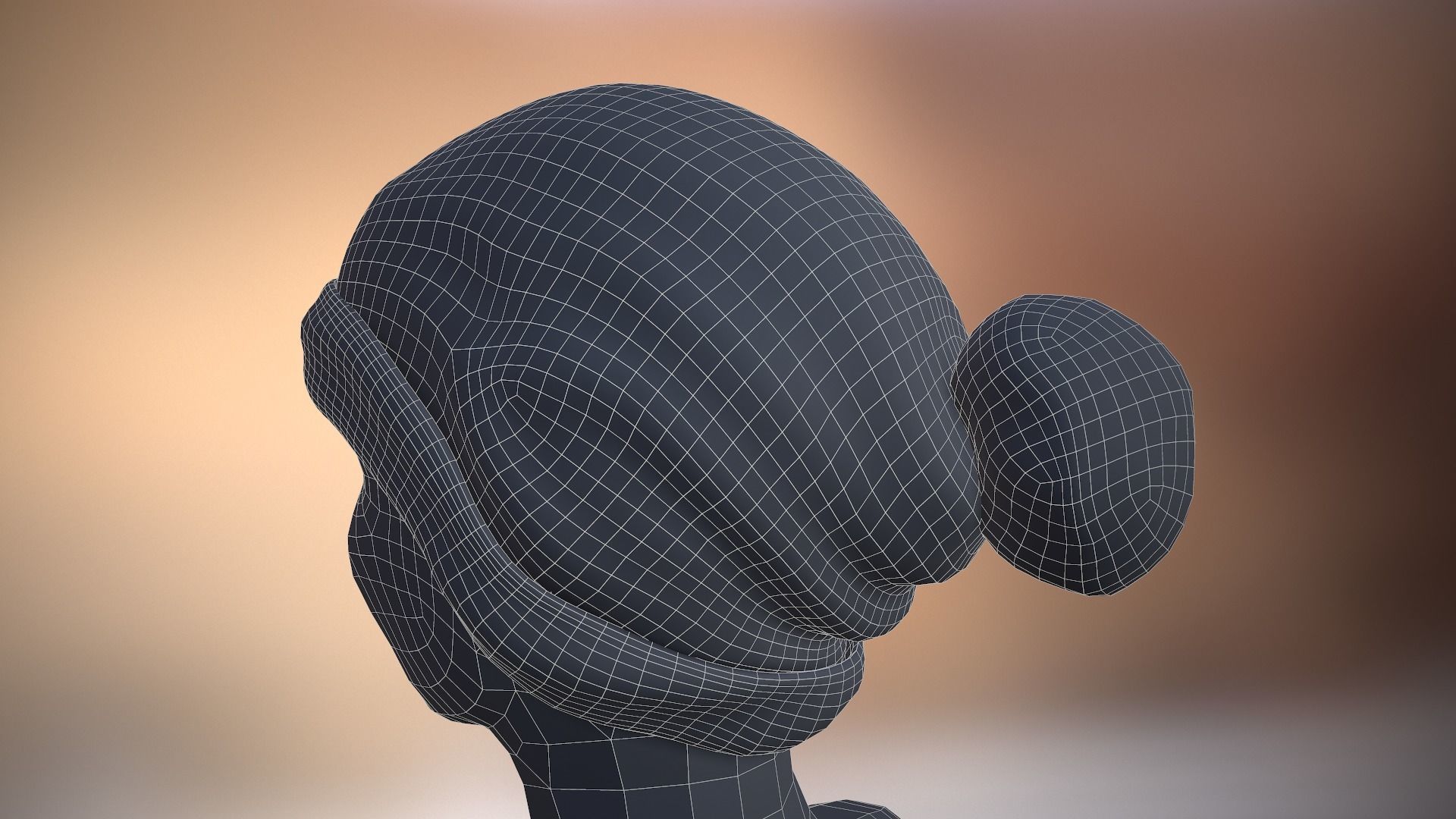 Bobble Hat Low-poly 3D model_18