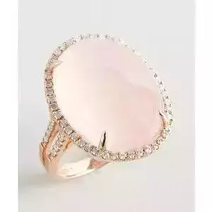 OVAL STONE RING AND ENTOURAGE -CG19