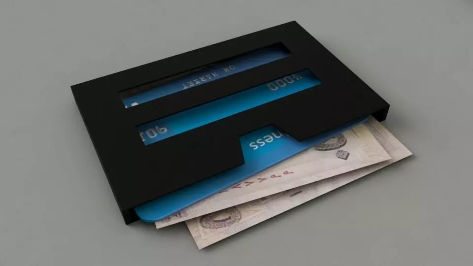 Wallet Windows 3D print model