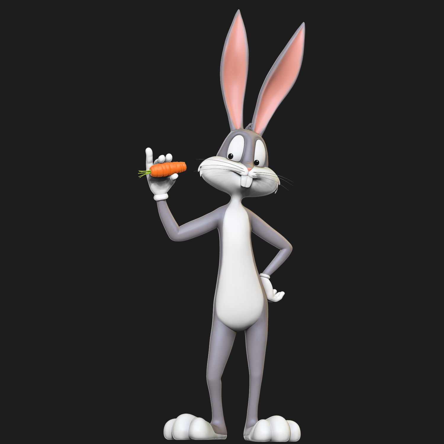 Bugs Bunny 3D print model_4