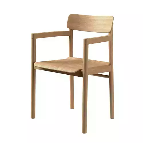 Chair with Armrest 3D model