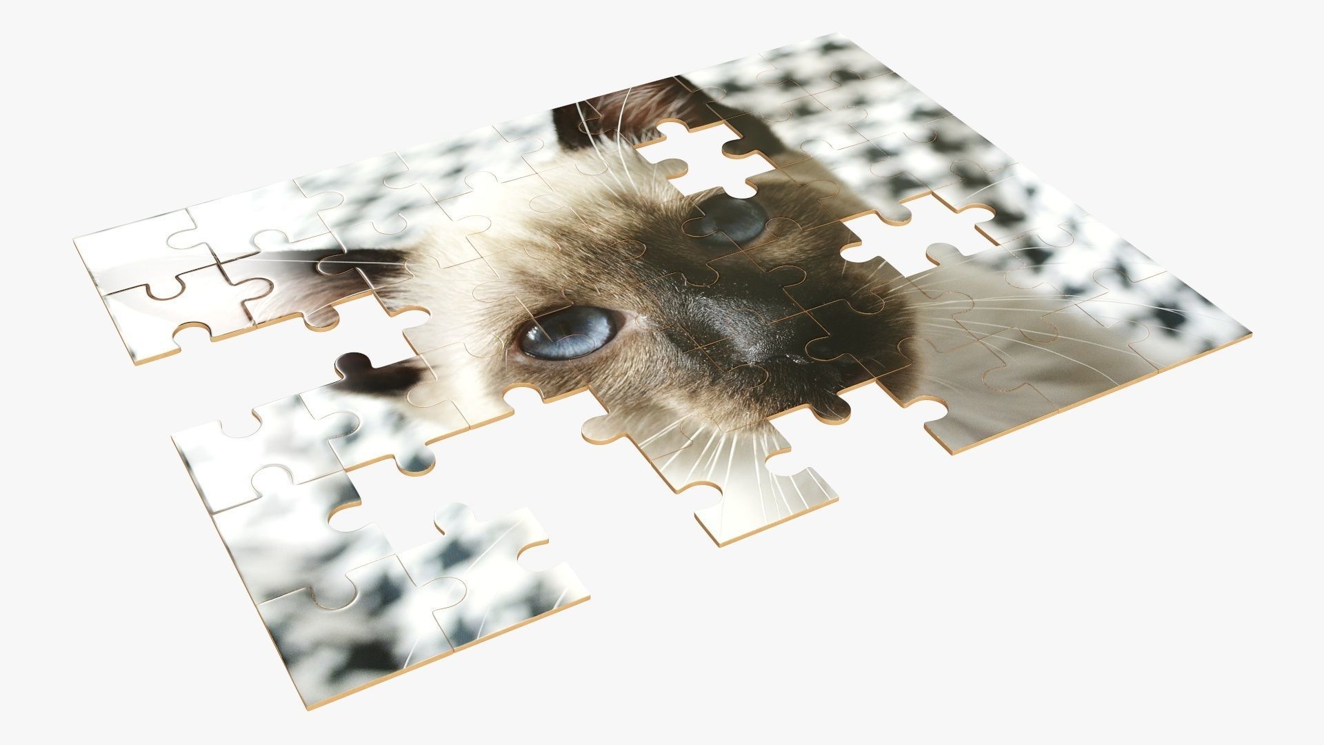 48-piece jigsaw puzzle Free 3D model_2