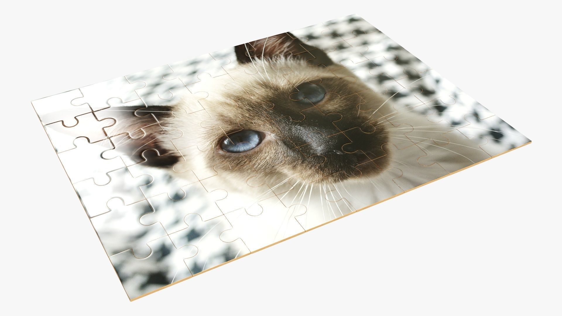 48-piece jigsaw puzzle Free 3D model_1