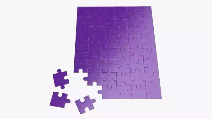  48-piece jigsaw puzzle 02 3D model