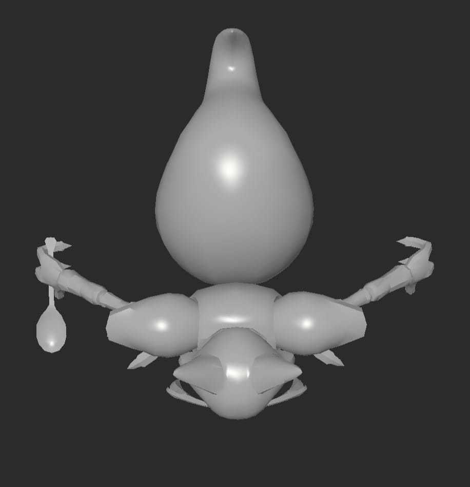 MakeIT Pokemon Kadabra 3D model_4