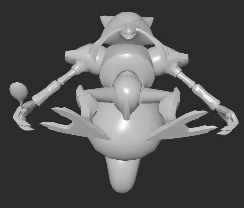 MakeIT Pokemon Kadabra 3D model_5