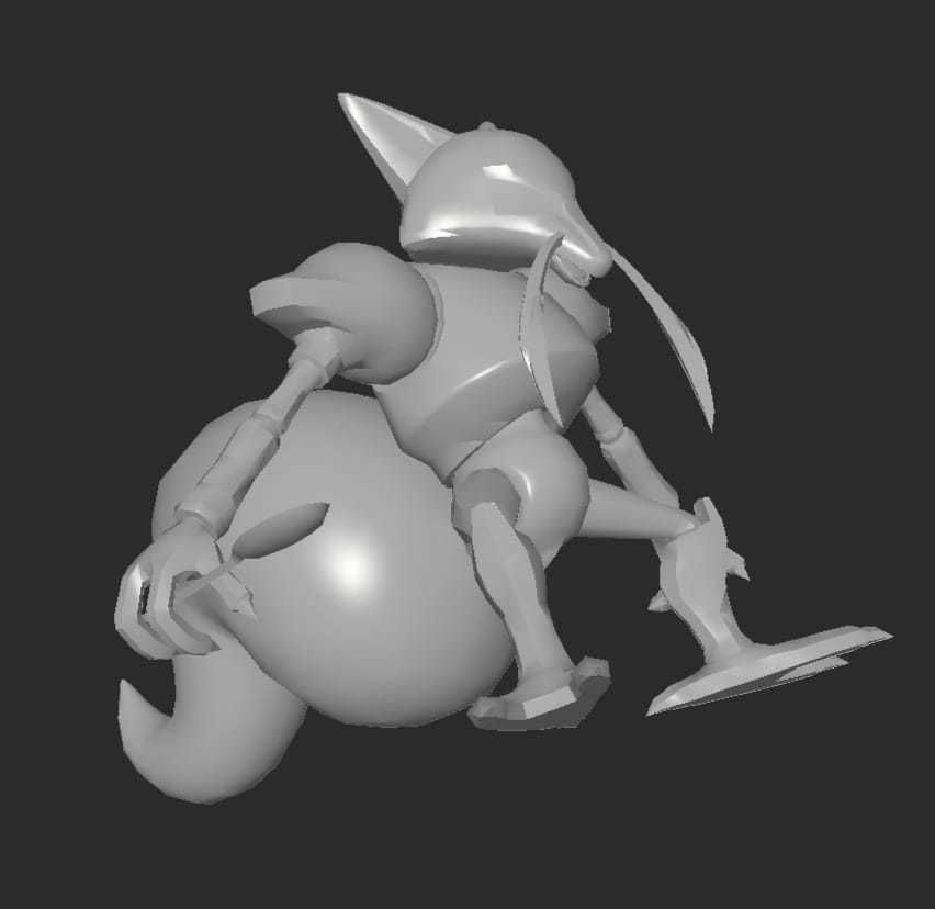 MakeIT Pokemon Kadabra 3D model_6