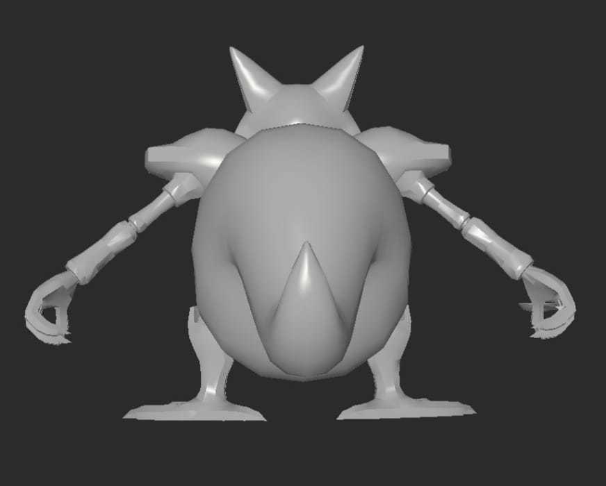 MakeIT Pokemon Kadabra 3D model_3
