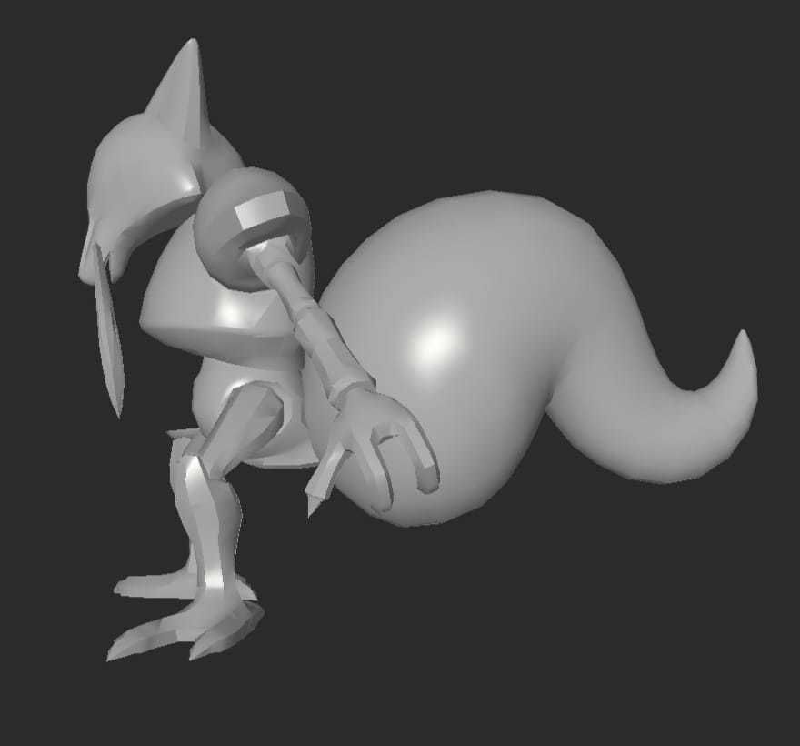 MakeIT Pokemon Kadabra 3D model_1