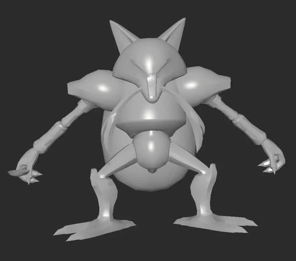 MakeIT Pokemon Kadabra 3D model_0
