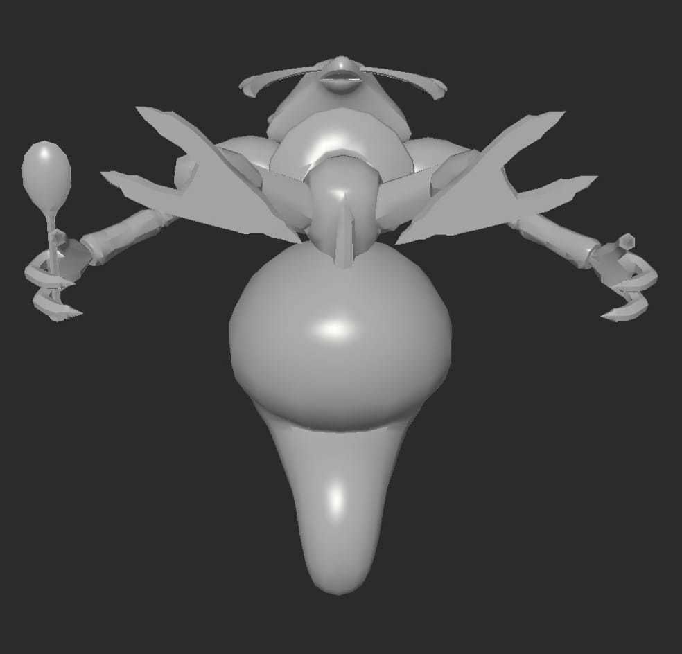 MakeIT Pokemon Kadabra 3D model_7