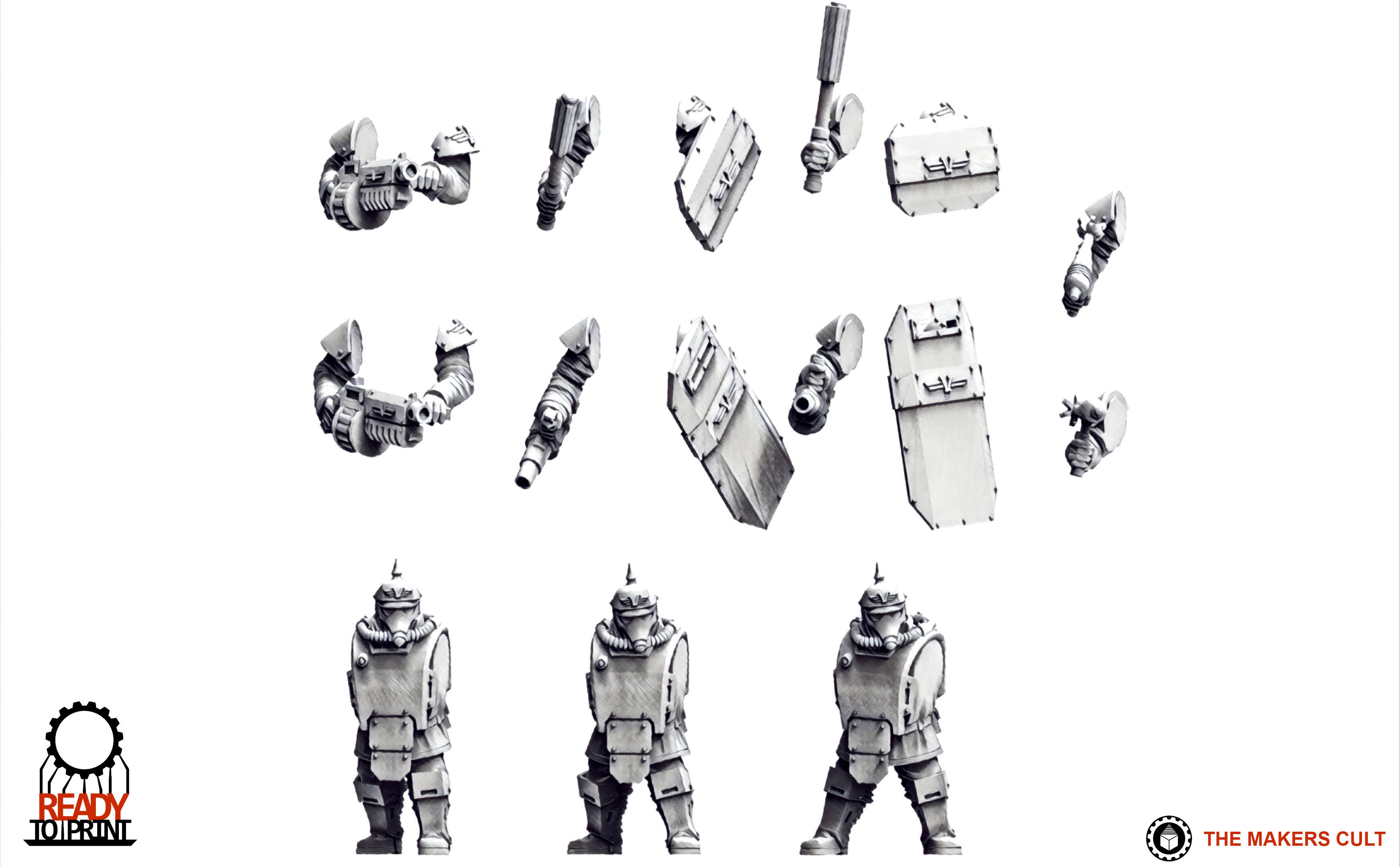 Valour Korps - Abhuman Builder 3D print model_1