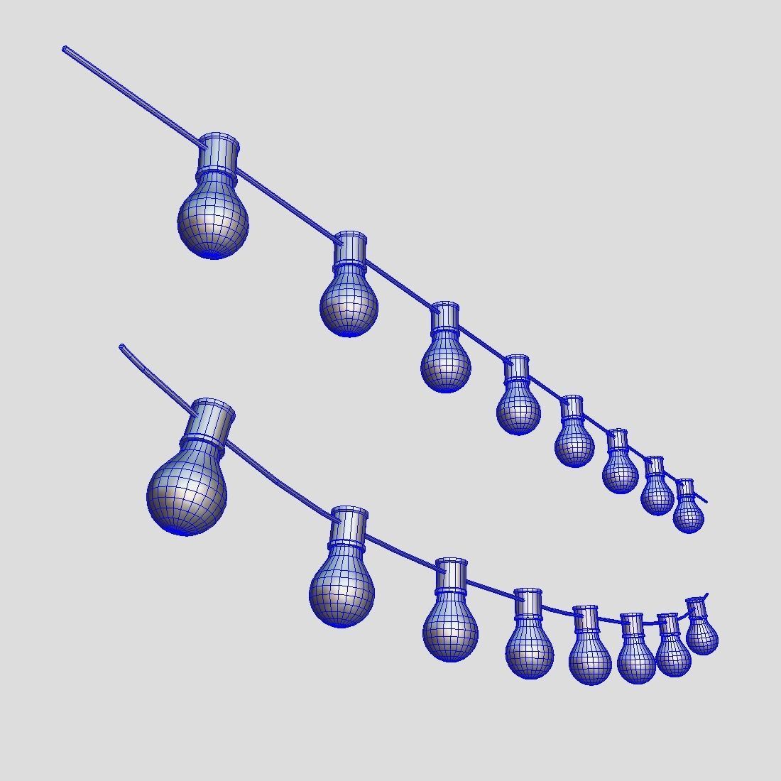 Fairy Lights 2 Low-poly 3D model_12