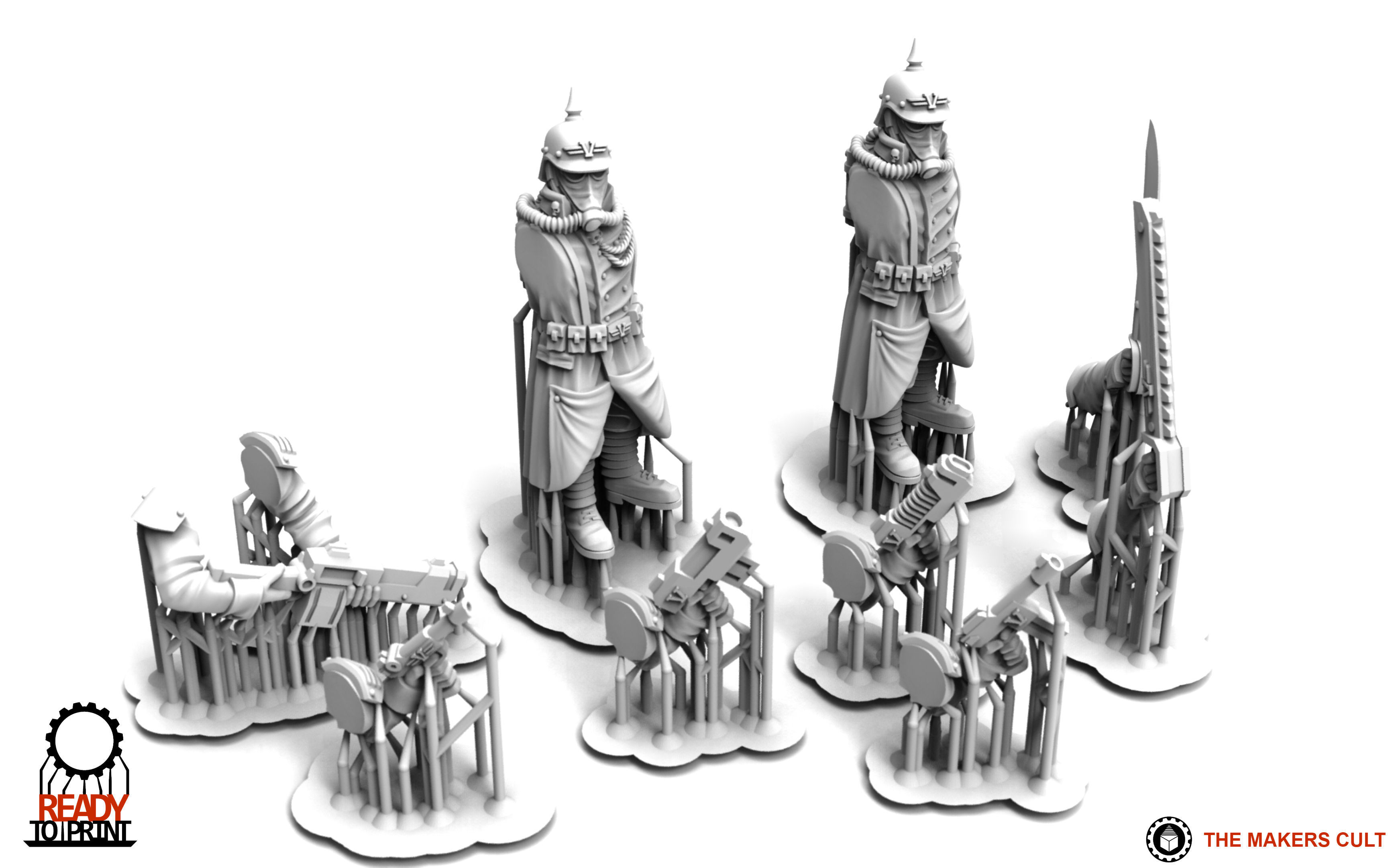 Valour Korps - Sergeant Bernhard 3D print model_4