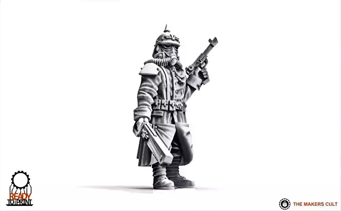 Valour Korps - Sergeant Bernhard 3D print model