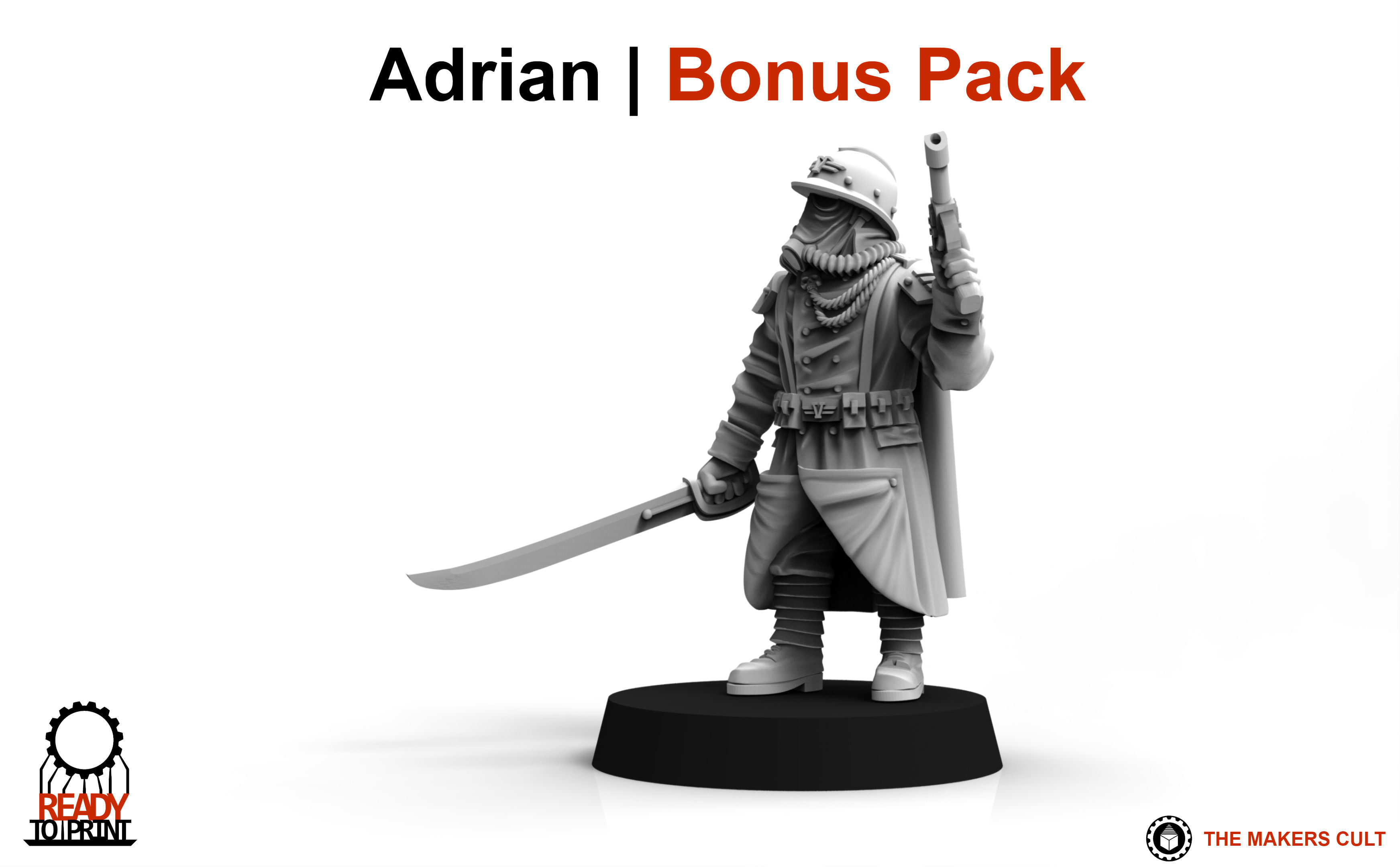 Valour Korps - Sergeant Bernhard 3D print model_2