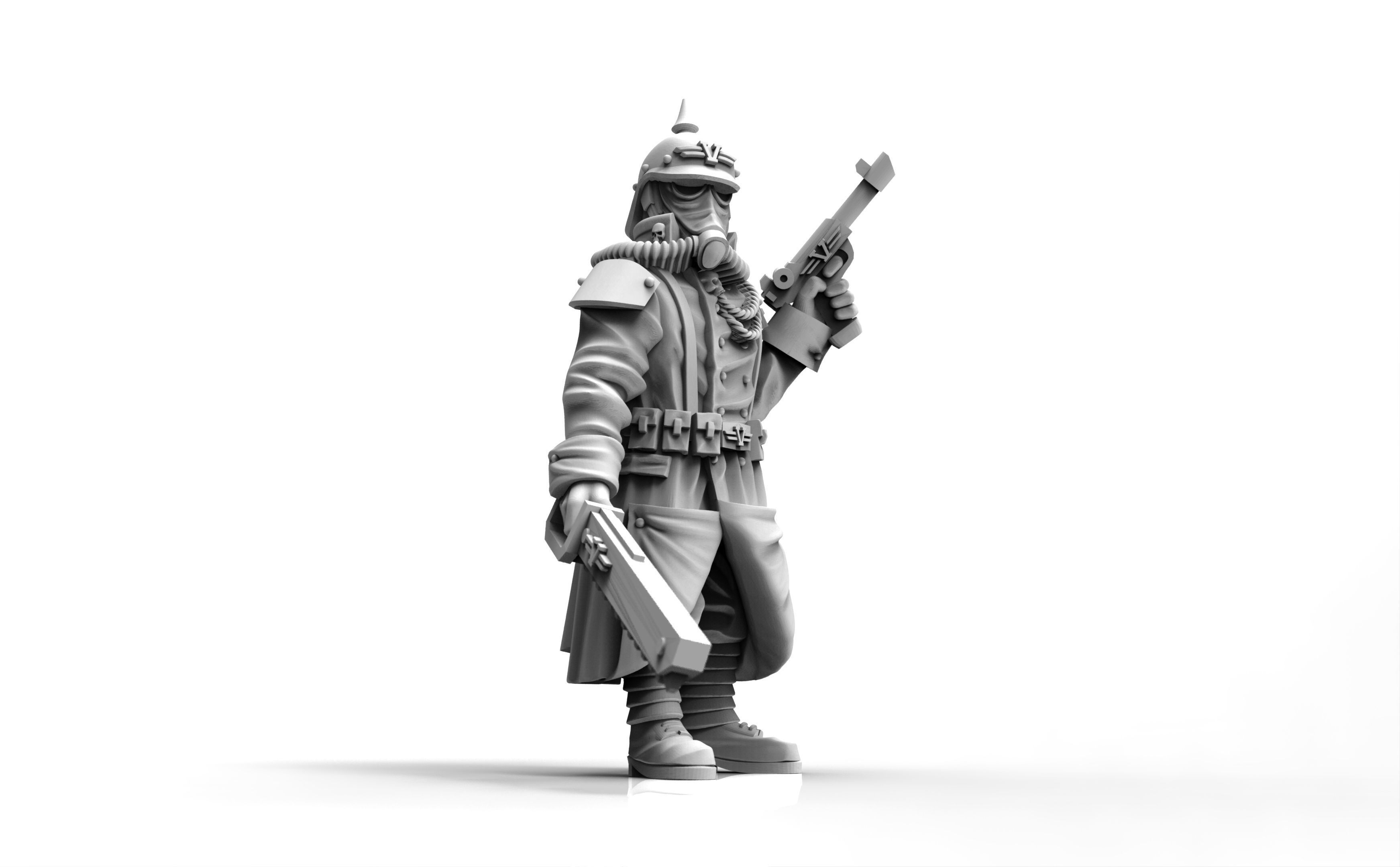 Valour Korps - Sergeant Bernhard 3D print model_7