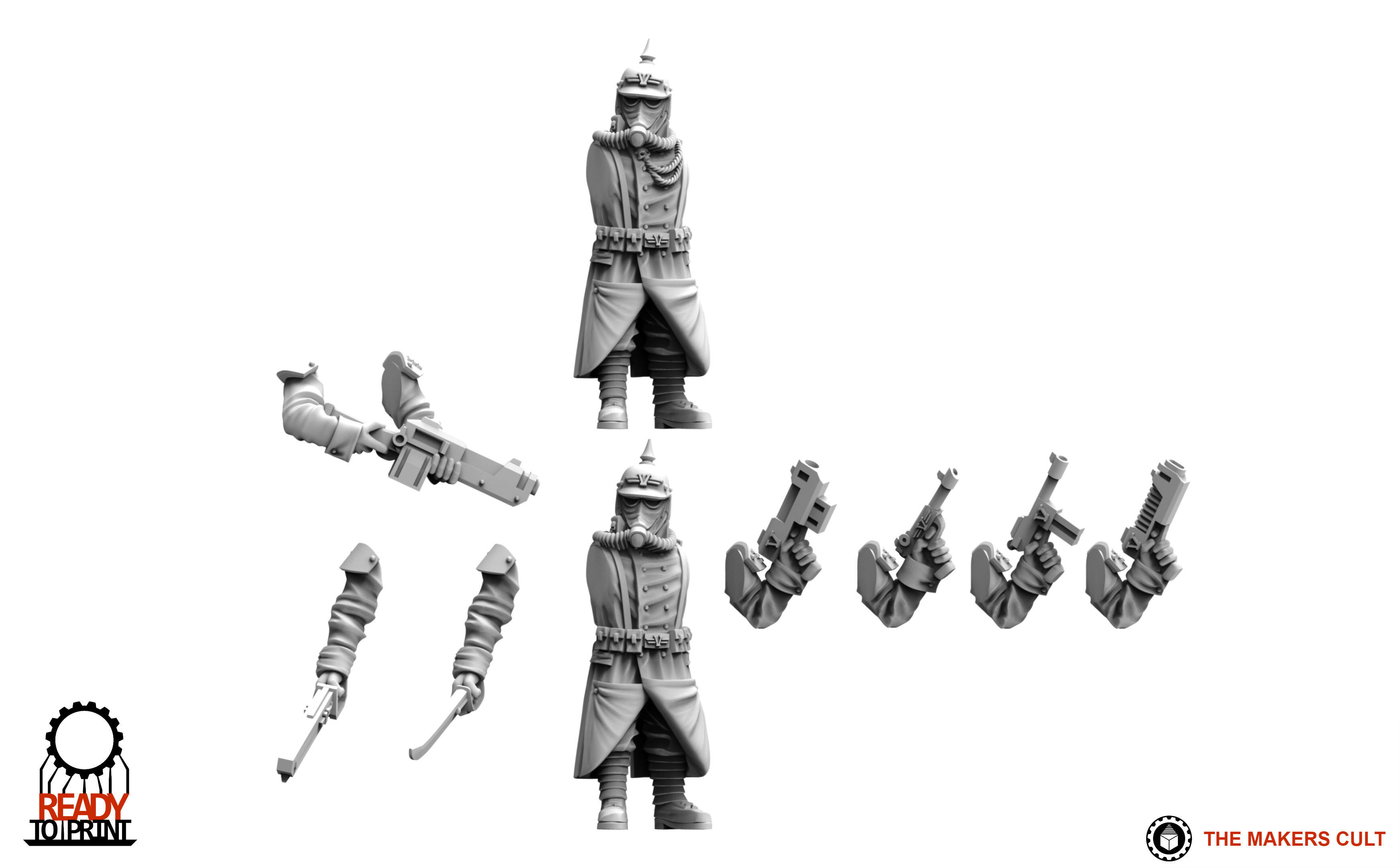 Valour Korps - Sergeant Bernhard 3D print model_3