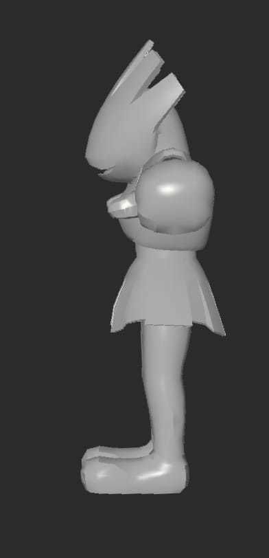 MakeIT Pokemon HItmonchan 3D model_2