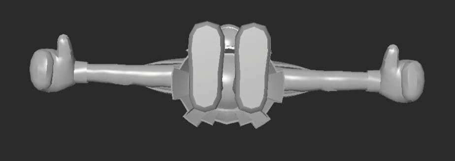 MakeIT Pokemon HItmonchan 3D model_5