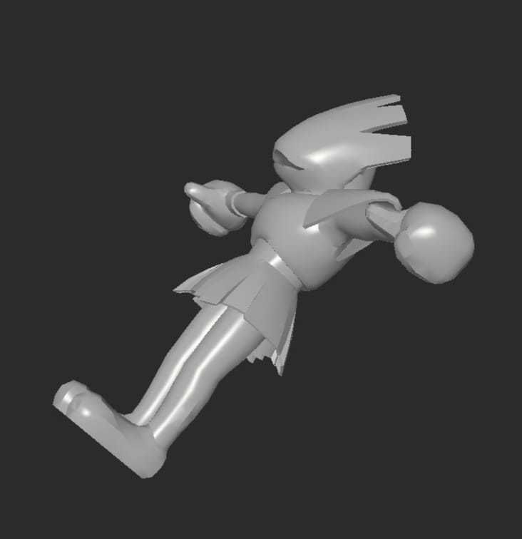 MakeIT Pokemon HItmonchan 3D model_8