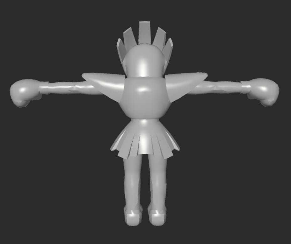 MakeIT Pokemon HItmonchan 3D model_4