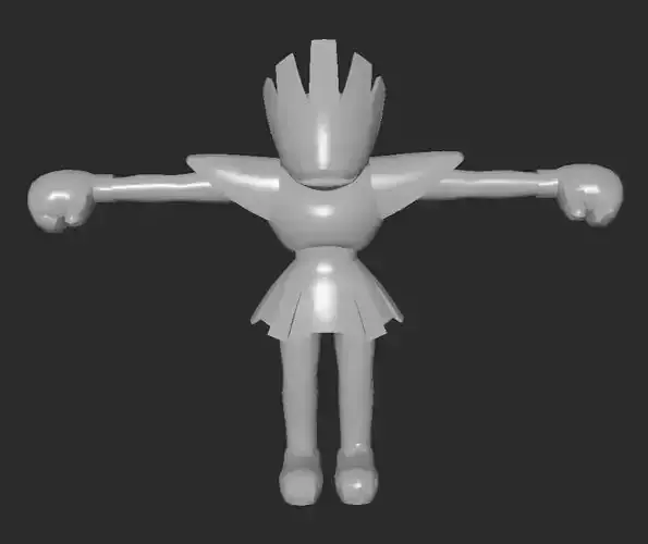 MakeIT Pokemon HItmonchan 3D model