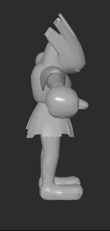 MakeIT Pokemon HItmonchan 3D model_3