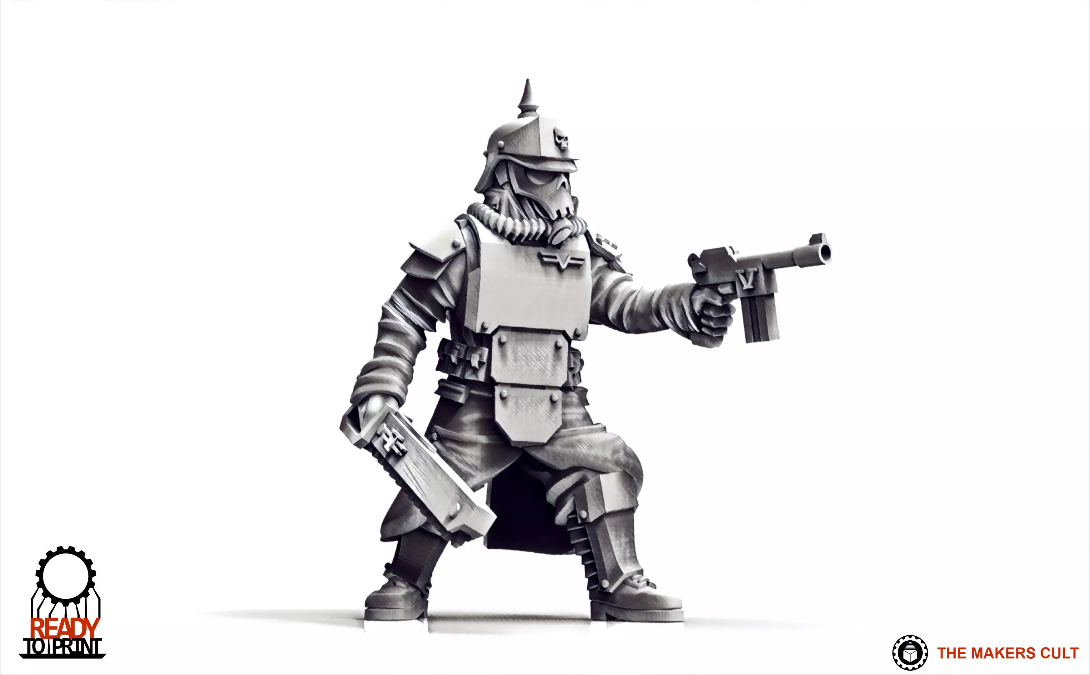 Valour Korps - Shock Sergeant Heinrich 3D print model