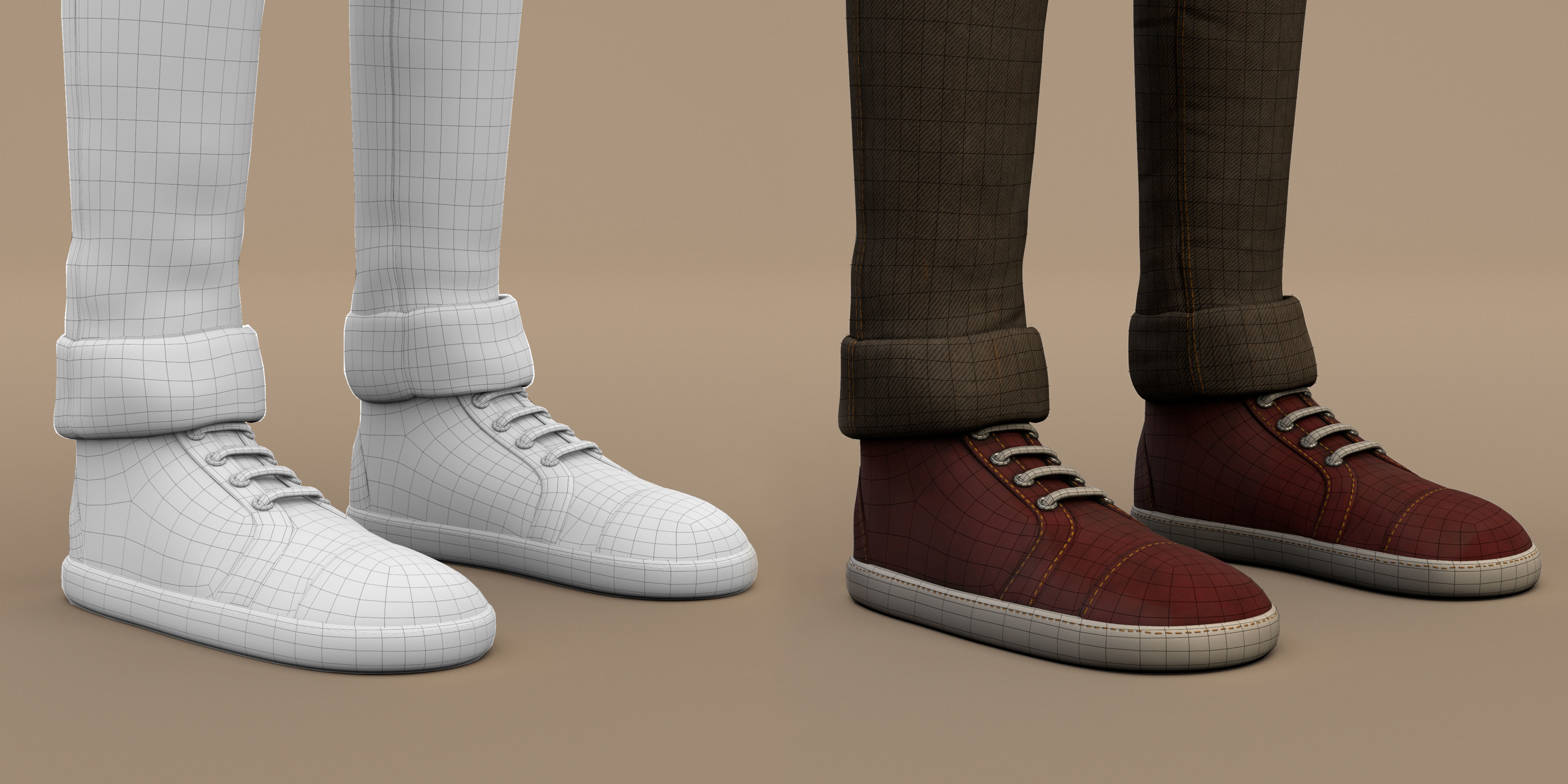 Cartoon Boy 3D model_19