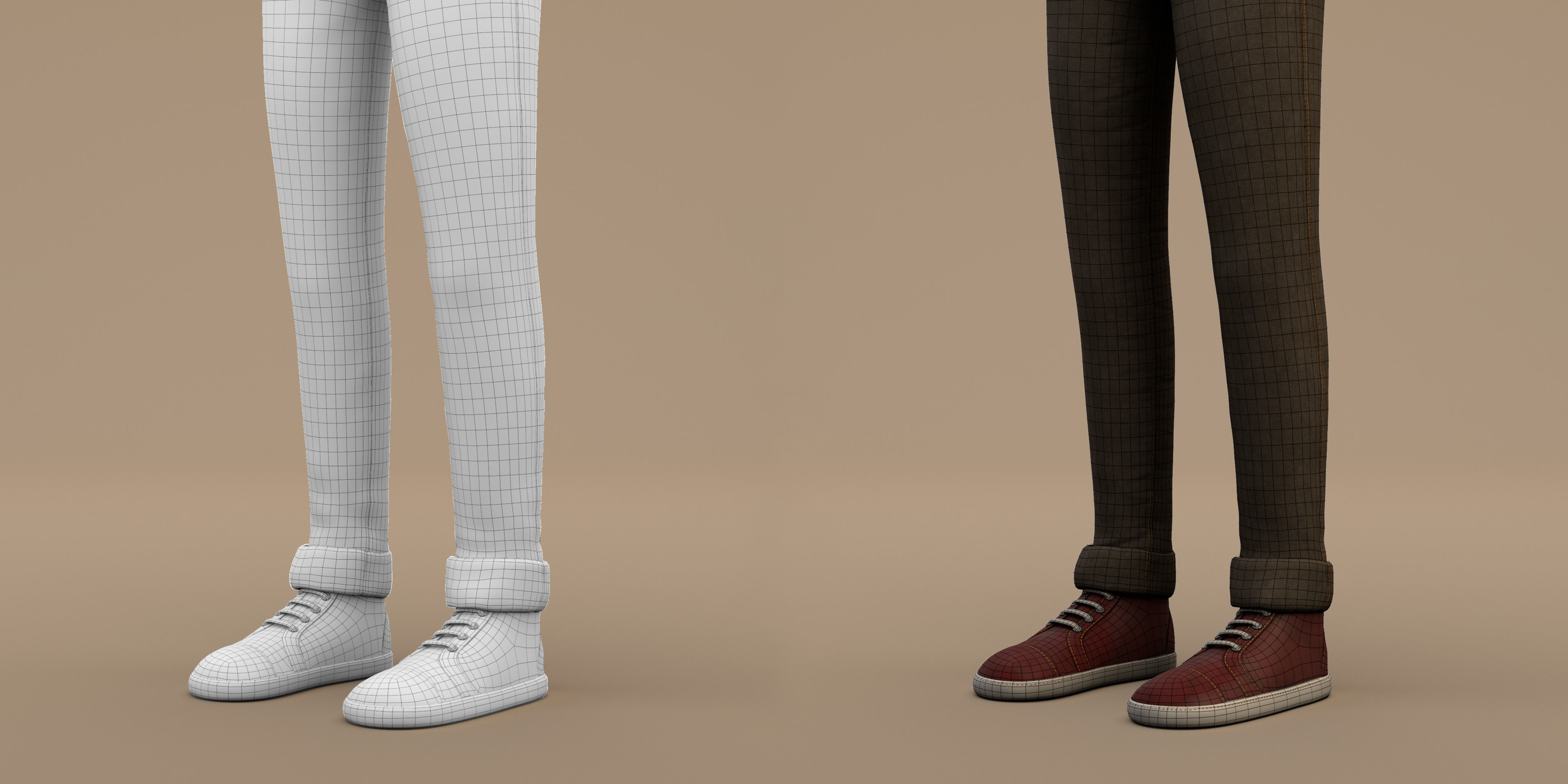 Cartoon Boy 3D model_20