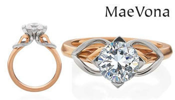 solitaire corona de fiancailles -CG28 3D print model_15