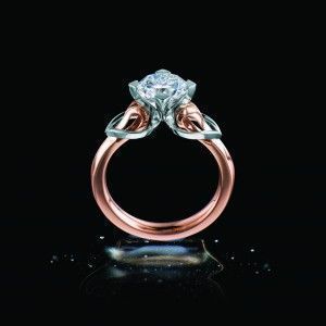 solitaire corona de fiancailles -CG28 3D print model_5